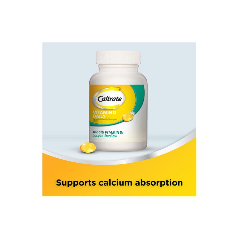 Caltrate Vitamin D 1000IU 60 Capsules