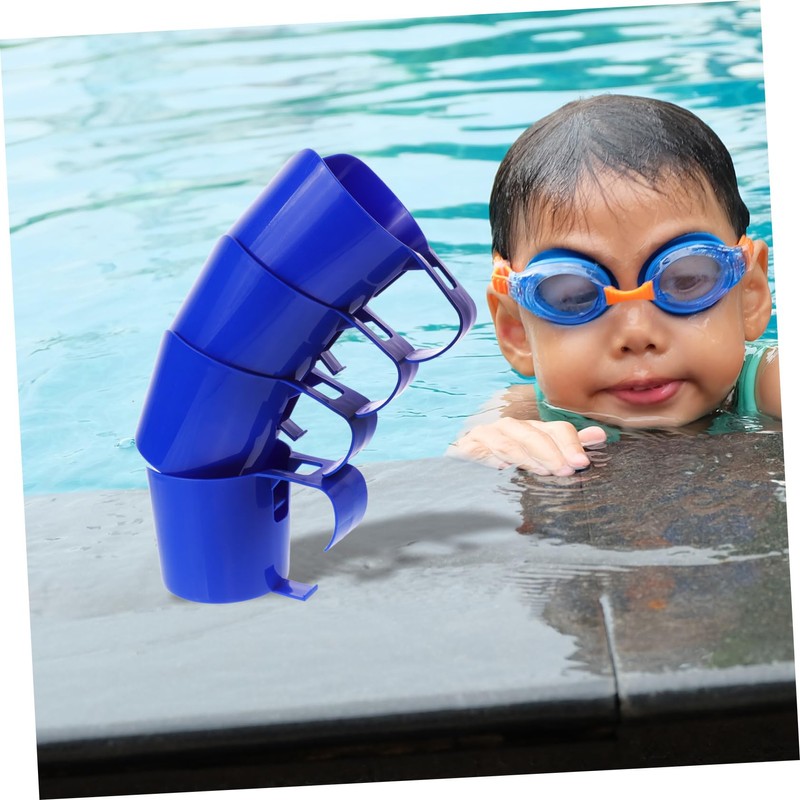 KONTONTY 4pcs Above Ground Pool Cup Holder Blue Pool Drinks