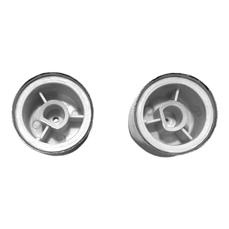 EVOGES Bright Polished Chrome Spare Universal Dimmer Knob, Pack of