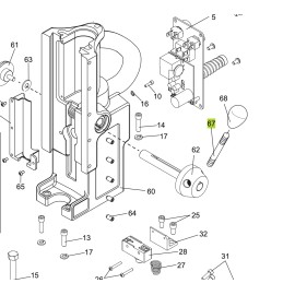Hougen Hmd904 Magnetic Mag replacement handle 1/2-20
