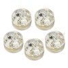 5Pcs Underwater Lure Lamp Compact Lightweight Waterproof LED Fishing Bait