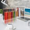 Peohud Acrylic Pen Holder, 44-Slots Pencil Display Stand, Clear Makeup