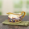 Pfaltzgraff Villa Della Luna Italian Scroll Stoneware Large Gravy Boat,