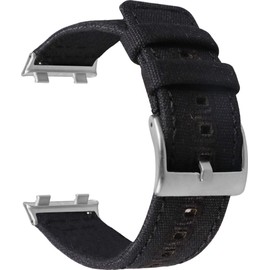 Shieranlee Compatible with Oppo watch 1 46mm strap,Soft Woven Nylon Replacement Band with Adjustable Closure