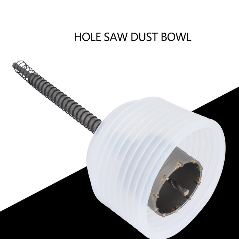 Hole Saw Electric Dust Collector - Drywall Dust Bowl Cover