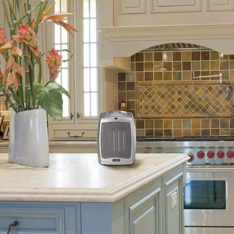 Lasko 754200 Ceramic Portable Space Heater with Adjustable Thermostat 1500