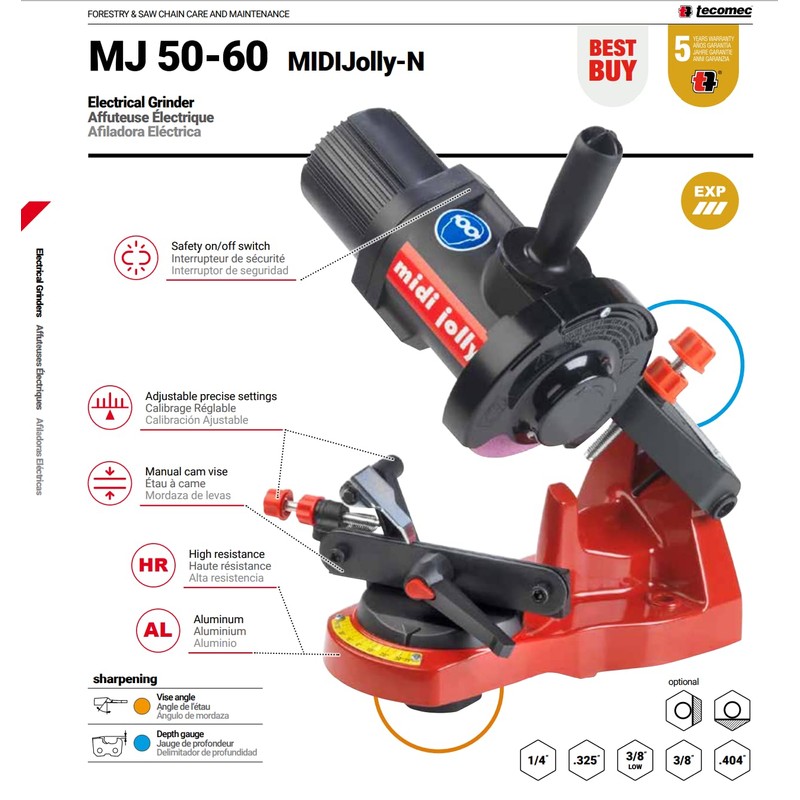 Tecomec MIDI Jolly Electric Chain Grinder