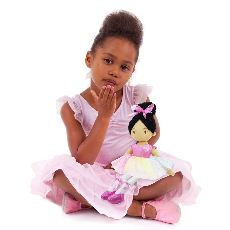 June Garden 16" Ballerina Princess Stella - Stuffed Plush Soft
