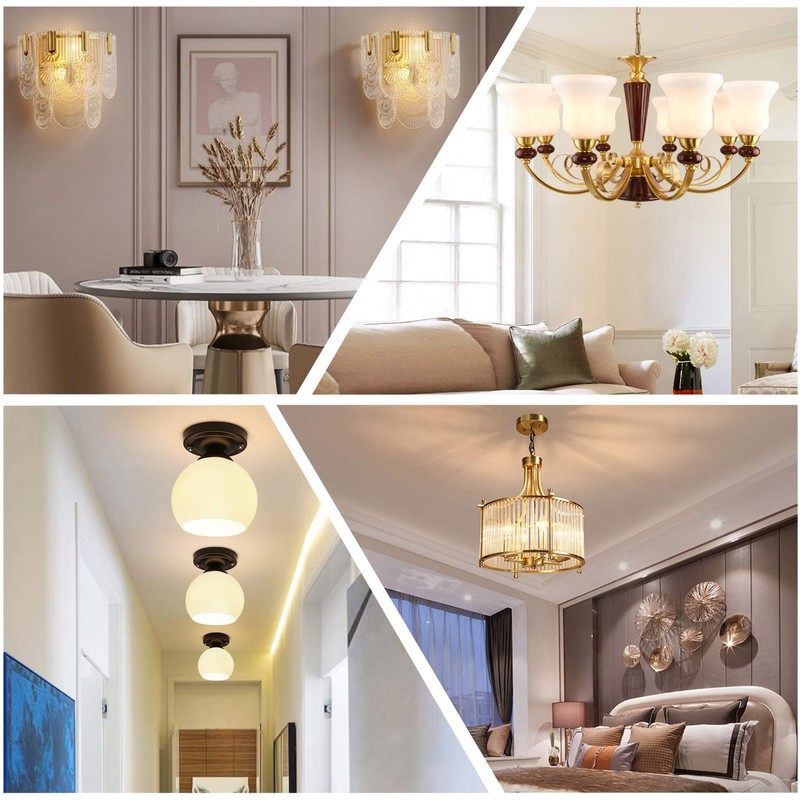 KLG E12 LED Candelabra Bulb 4W Equivalent to 40W T3/T4