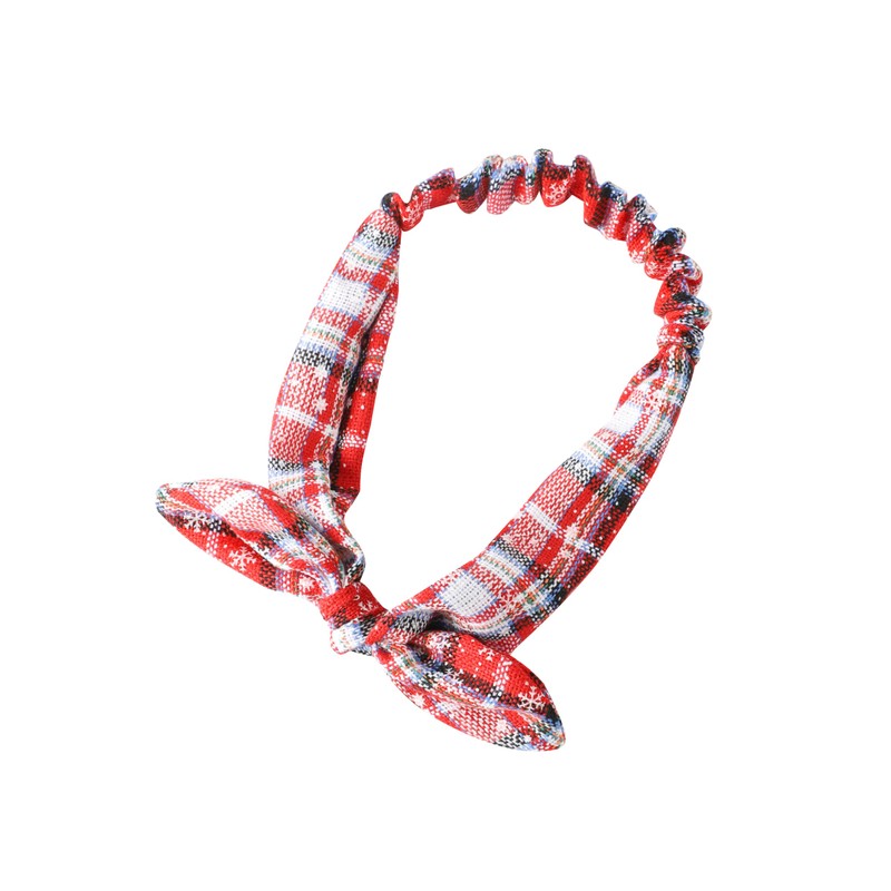 Stretchy Christmas Headband Bow Soft Elastic Alice Head Band Xmas