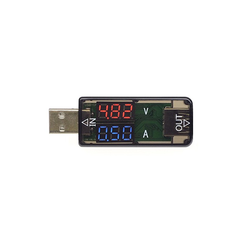 kaumo USB Current Voltage Meter, Numerical The Visible Simple Design