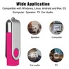 Memory Stick 64GB 3 Pack USB 2.0 Thumb Drive Swivel