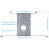 TORCHSTAR New Construction Mounting Plate, 3/4/6 Inch LED Recessed Lighting
