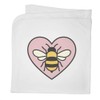 Azeeda 'Heart Bee' Cotton Baby Blanket/Shawl (BY00044961)