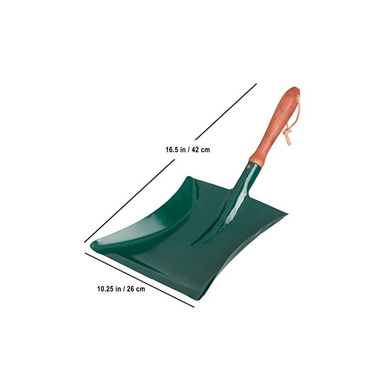 bürstenhaus Redecker – Polvo Pan, Stained Beechwood Handle, Dark Green,
