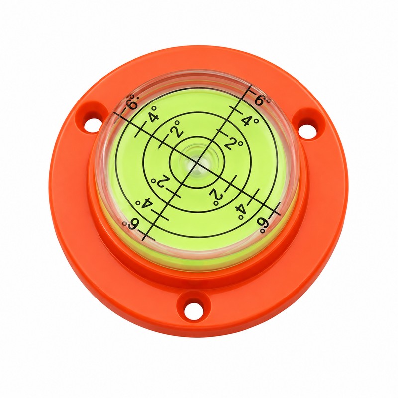 Round Bubble Level Tool – Compact Circular Spirit Level Gauge