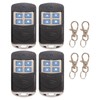 4Pcs Remote Control Key 433 MHz Copy Remote Controller for