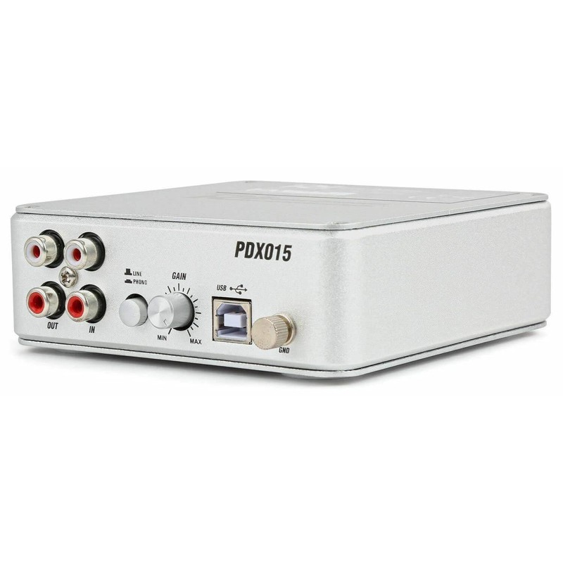 Power Dynamics PDX015 LP digitizing phono USB preamplifier