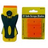Mini Scraper Kit with 25 Safe Scrape Plastic Blades and