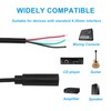 Jiozermi 4 Pcs 1ft Replacement 3.5mm Female Plug to Bare