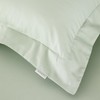 Bianca 400Tc Cotton Sateen Oxford Pillowcase Pair Green