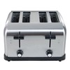 Clivia Commercial Toaster for Restaurant, 4 Slice Toaster Heavy Duty