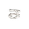 UNOde50 Shortcut Ring, Sterling Silver Plated Alloy, Not applicable.
