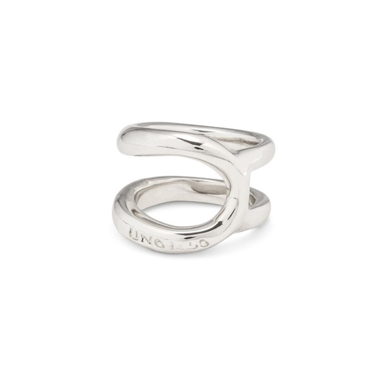 UNOde50 Shortcut Ring, Sterling Silver Plated Alloy, Not applicable.