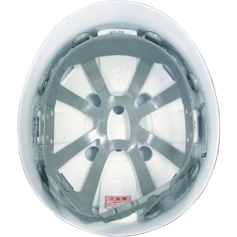 TRUSCO DPM148W Helmet, White, MP Type