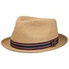 Stetson Brandsfield Player Raffia Hat UV Protection Summer, natural, L