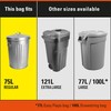 Hefty® Garbage Bags, Strong Regular 75 Litres Black, Easy Flaps,