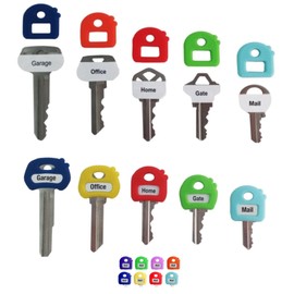 STRETCHEE 8 Key Cap Covers and 16 Tags. Free Keyring and Labels. One Size fits Most Keys. Flexible and Stretchy Material. Only Genuine Seller is Stretchee.