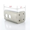 Denali Wordmark GMC Chrome Plated Trailer Hitch Cover Plug 2