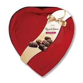 Russell Stover Red Foil Heart Box of Valentines Assorted Chocolates, 20 Ounce (35 Pieces)