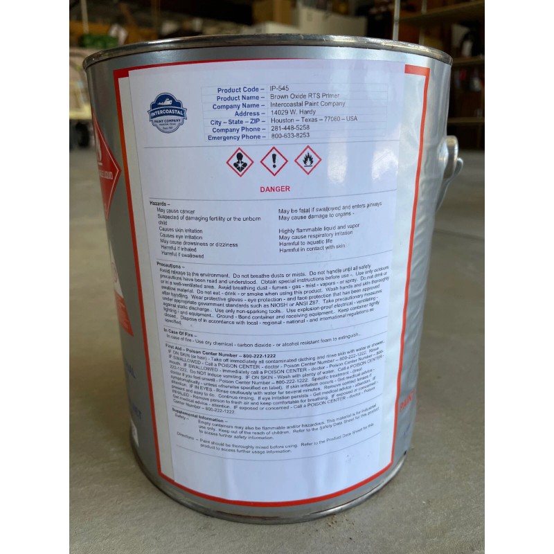 Intercoastal Paint Co - 1-gal can BROWN OXIDE RTS PRIMER