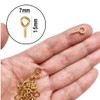 HappyHome 100pcs Heaton Hardware Screw Heaton Accessories Hardware Handmade Craft