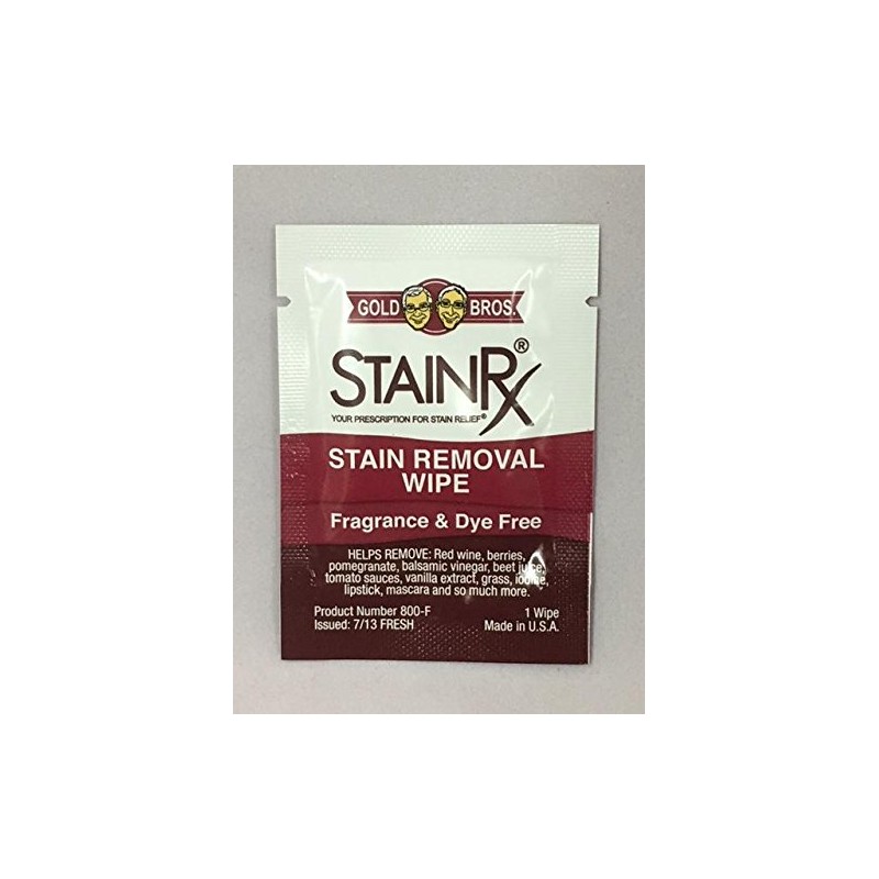 Stain Rx 18 Pack Stain Remover Wipe – Travel Wipes