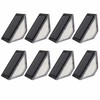 8-Pack Solar LED Step Lights, Waterproof Outdoor Stair & Deck