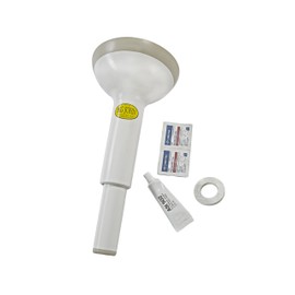 Big John Products Big John Toilet Seat 612011919 Wall Hung Toilet Support, White