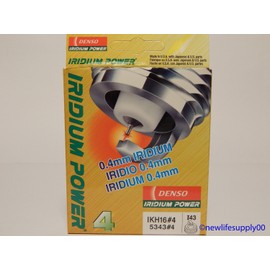 4 PCS NEW -- DENSO # 5343 IRIDIUM Power Spark Plugs -- IKH16