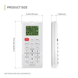 ASD Remote Control for ASD sensors and LSF5 ligthing fixtures with LC Display