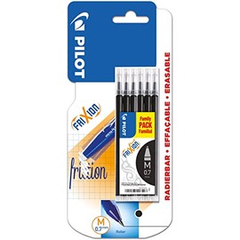 Set of 6 FriXion Pilot Refills - Black