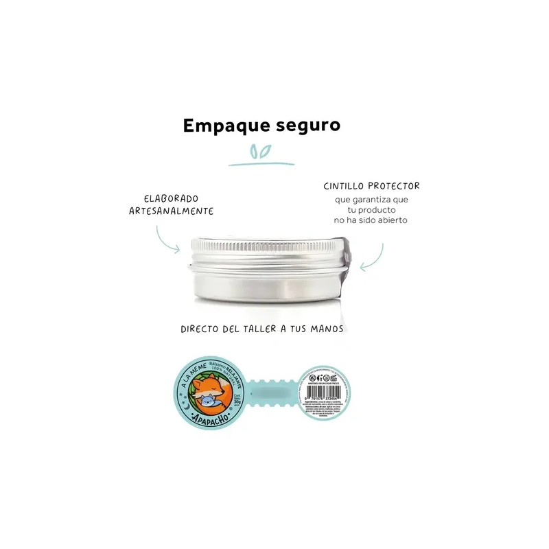 Balsamos Naturales Tarro Para Toda La Familia 30g Apapacho