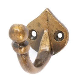 Hammer and Tongs - Arrow Head Hook - W35mm x H40mm - Brass