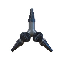 Superfish Adjustable Pond Y-Valve, Connector with 2 Adjustable Outlets