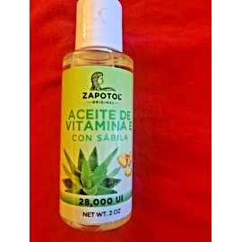 ZAPOTOL 2 PACK ZAPOTOL ACEITE DE VITAMINA E CON SAVILA/VITAMIN E OIL & ALOE VERA