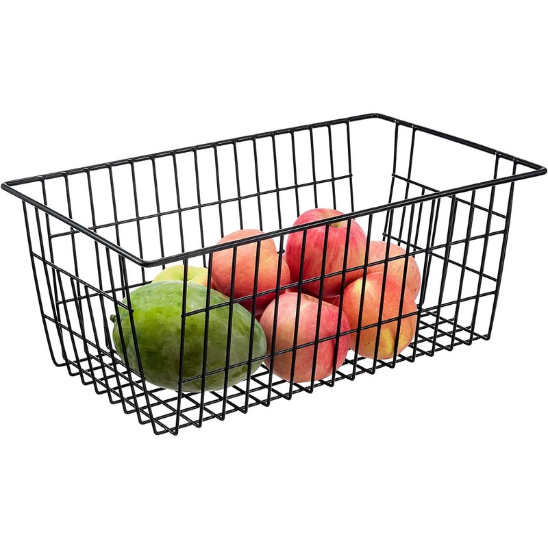 GEDLIRE 15.2" Metal Wire Baskets for Organizing 6 Pack, Household