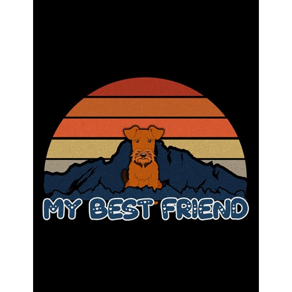 Welsh Terrier My Best Friend Welsh Terrier Striped Sunset Mountain