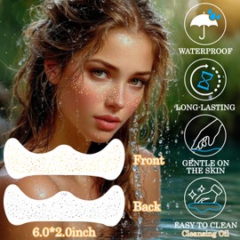 MEMOVAN Glitter Freckles Face Tattoo Gold Makeup Patches Face Glitter Makeup Speckles Face Glitter Speckles Patches Cute Glitters Make-up Accessories for Women Cosmetic Sparkle for Face