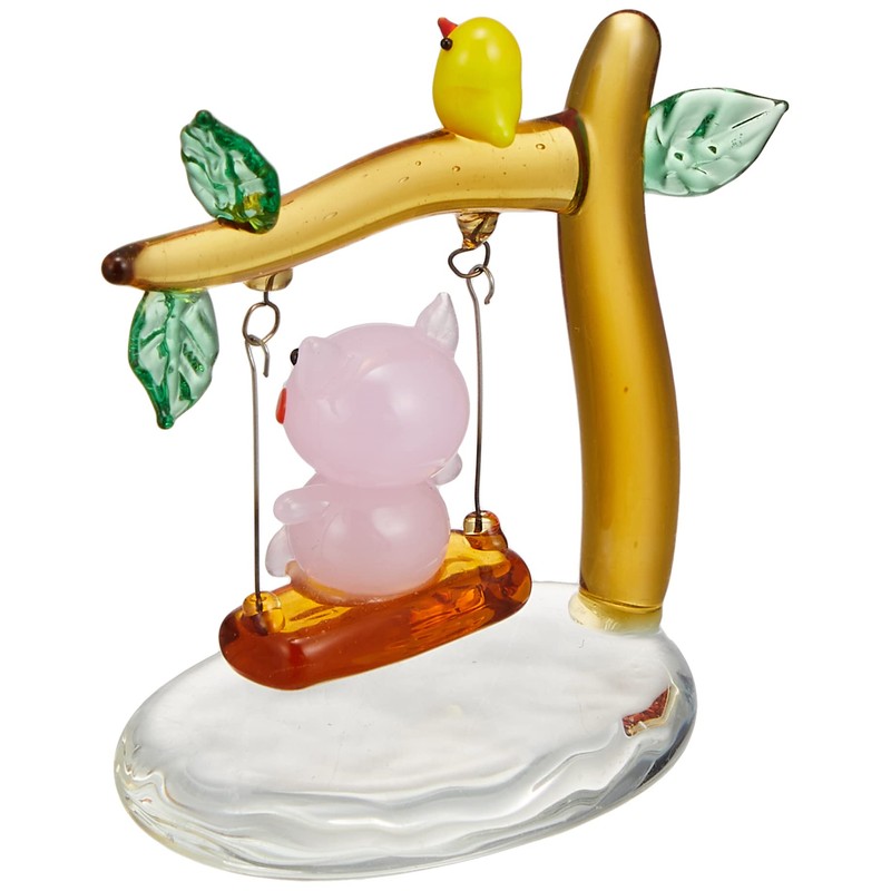 Cute Pig Handmade Glass Crafted